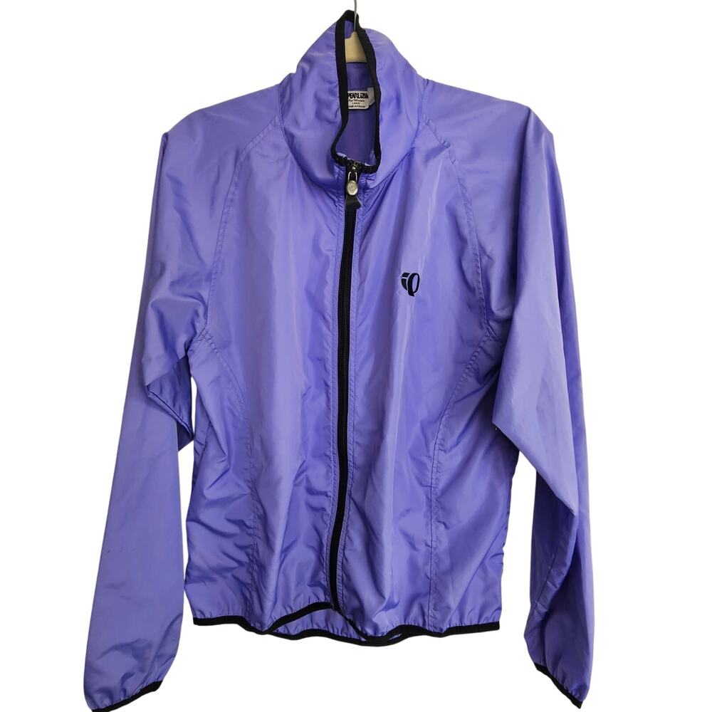 Pearl Izumi Womens Windbreaker Jacket Sz L Full Zip Running Cycling Lightweight